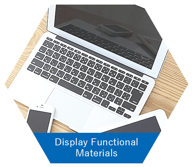 Display functional materials