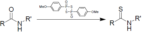ローソン試薬によるチオアミド化反応